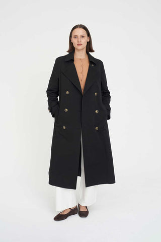 CLASSIC TRENCH COAT BLACK