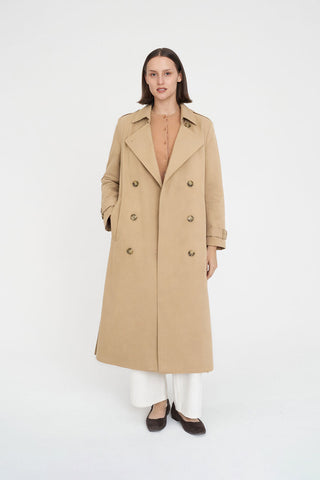 CLASSIC TRENCH COAT CAMEL
