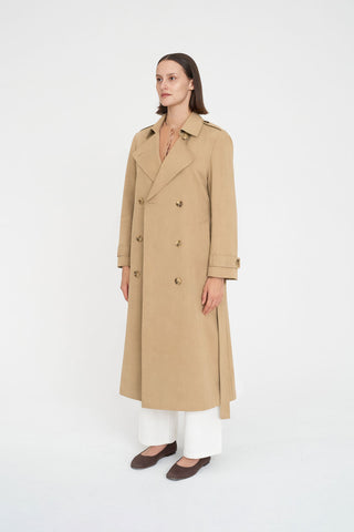 CLASSIC TRENCH COAT CAMEL