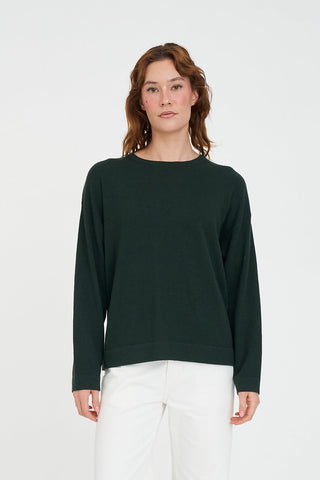 MERINO NEVE CREW FOREST