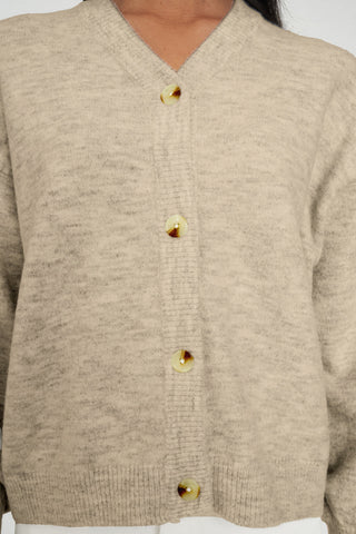 KENDALL CARDIGAN OAT MARLE