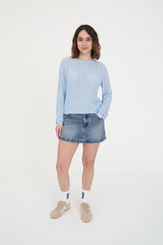 ZIGGY CRUISE LS TOP BAY BLUE