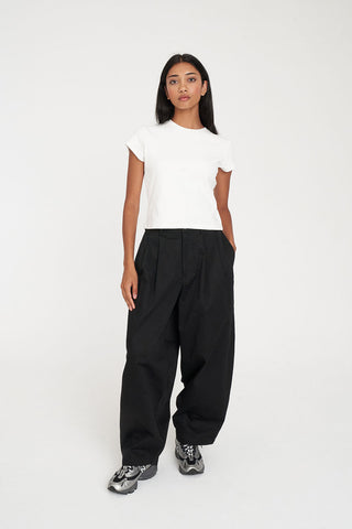 ELLIOT BARREL PANT BLACK