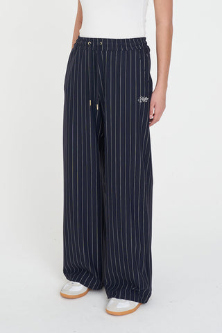 STRIPE HAILEY TRACKPANT NAVY