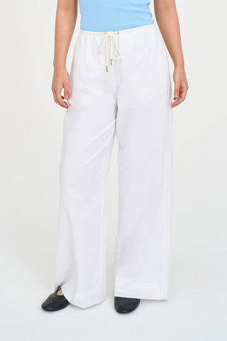 LIN-IN SABINE PANT WHITE