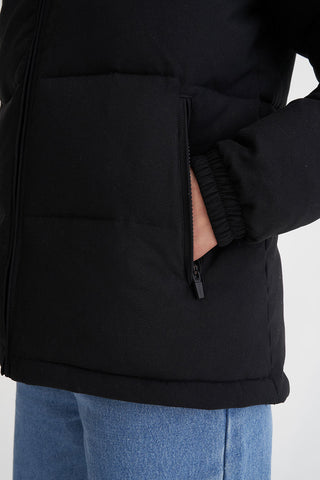 WMNS HUFFER PUFFER JKT BLACK