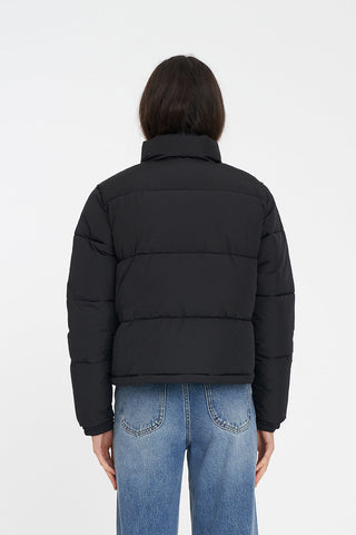 WOMENS HFR TRACK PUFFER JACKET BLACK