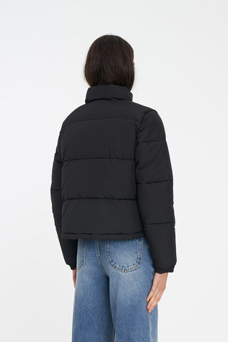 WOMENS HFR TRACK PUFFER JACKET BLACK