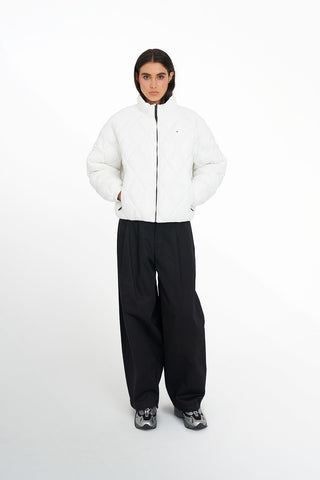 WMNS QUILTED LOFT JACKET WHITE