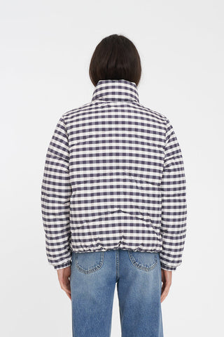 WMNS DEMI PUFFER JKT GINGHAM