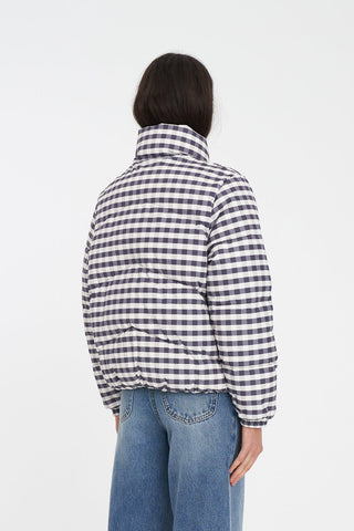 WMNS DEMI PUFFER JKT GINGHAM