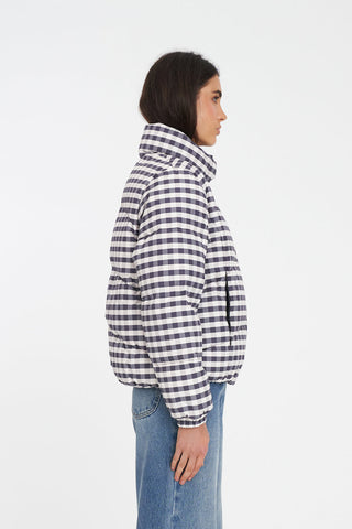WMNS DEMI PUFFER JKT GINGHAM