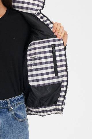 WMNS DEMI PUFFER JKT GINGHAM