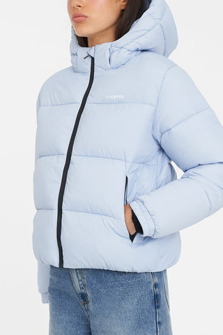 WOMENS STREET PUFFER JACKET MIST BLUE