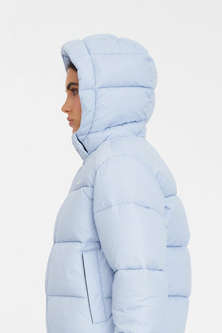 WOMENS STREET PUFFER JACKET MIST BLUE
