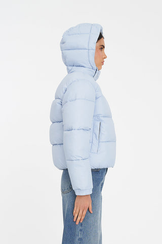 WOMENS STREET PUFFER JACKET MIST BLUE