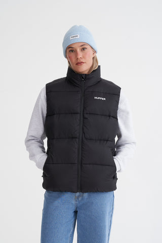 WMNS OG PUFFER VEST BLACK