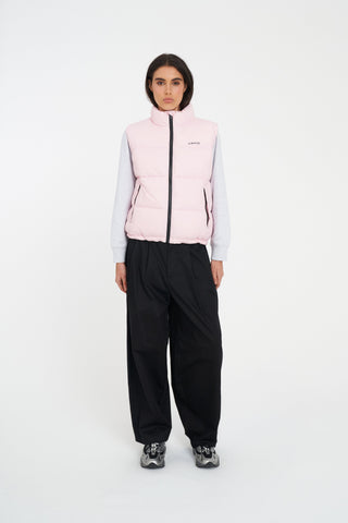 WMNS RIDER PUFFER VEST PETAL