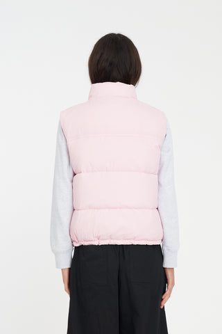 WMNS RIDER PUFFER VEST PETAL