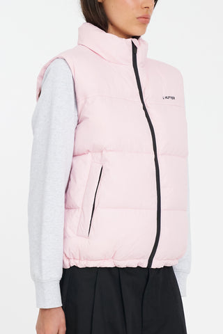 WMNS RIDER PUFFER VEST PETAL