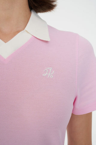 WOMENS BIRDIE SS POLO/PAR 97 PETAL