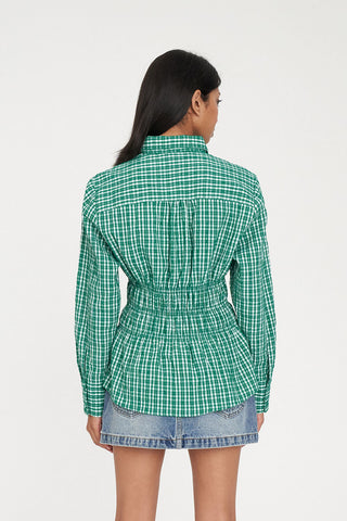 ADA SHIRT GREEN/BLUE