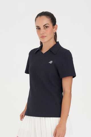 WMNS BIRDIE POLO NAVY