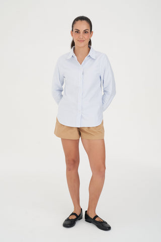 CLASSIC STRIPE OXFORD SHIRT BLUE