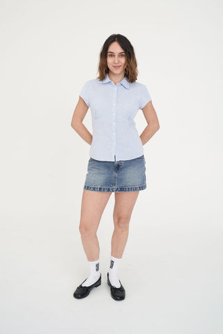 LUCY BLOUSE BAY BLUE