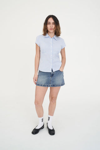 LUCY BLOUSE BAY BLUE