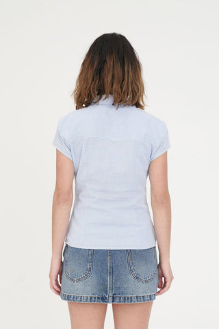 LUCY BLOUSE BAY BLUE