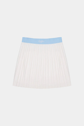 BIRDIE PLEATED GOLF SKORT CHALK
