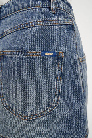 97 DENIM MINI SKIRT CANYON BLUE