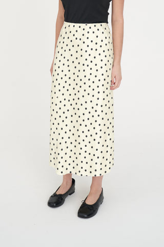 DAWN MIDI SKIRT BUTTER