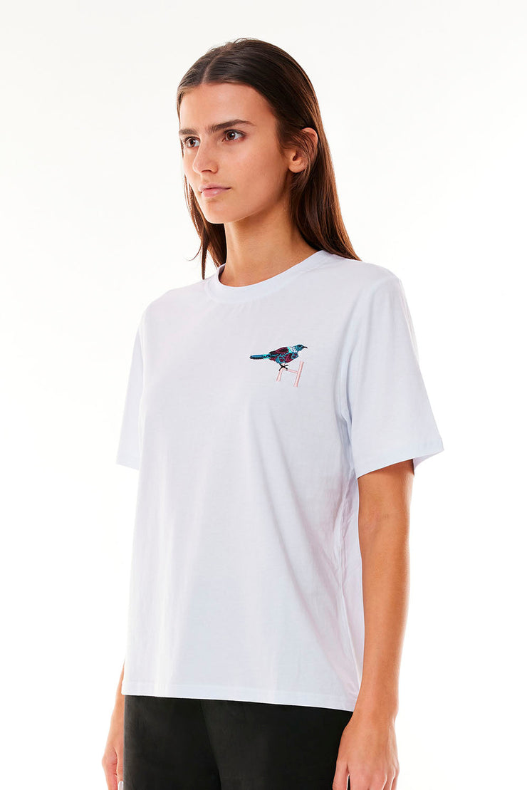 WMNS CLASSIC TEE/BREWED WHITE