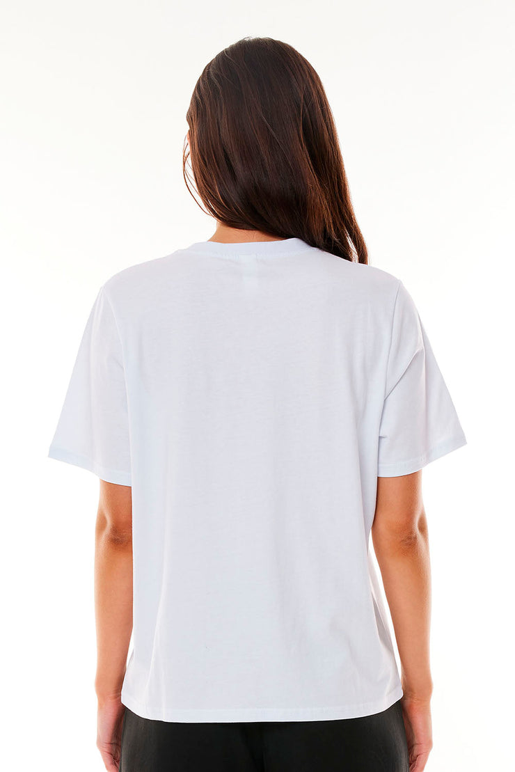 WMNS CLASSIC TEE/BREWED WHITE