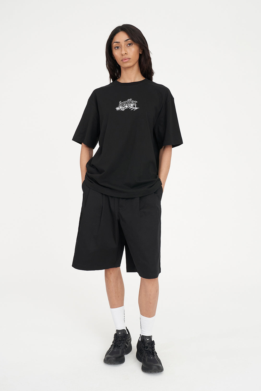 dynamic range Relax Mock Tee '25 - Black dynamic range Relax Mock