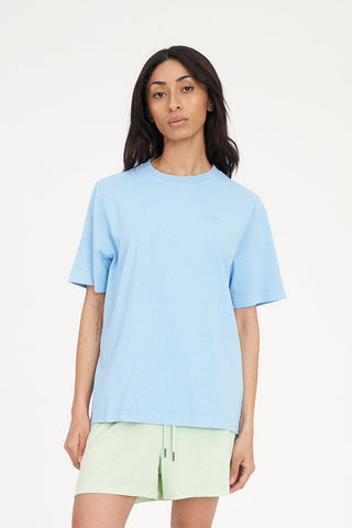 WMNS PREMIER TEE BLUE GLEAM