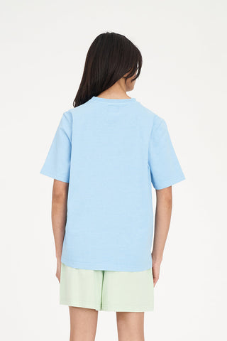 WMNS PREMIER TEE BLUE GLEAM