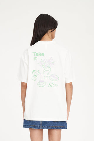 RELAX TEE 220/GO SLOW CHALK