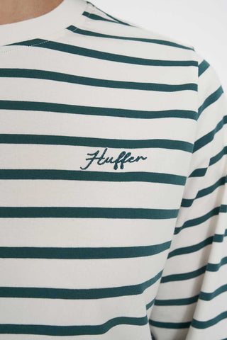 OUI OUI LS RELAX TEE CHALK/PINE