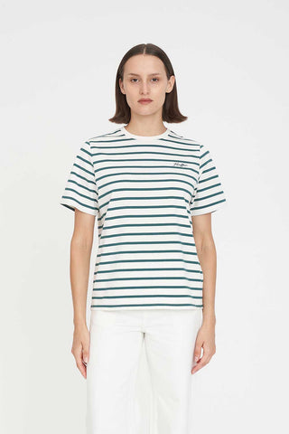 WMNS OUI OUI CLASSIC TEE CHALK/PINE