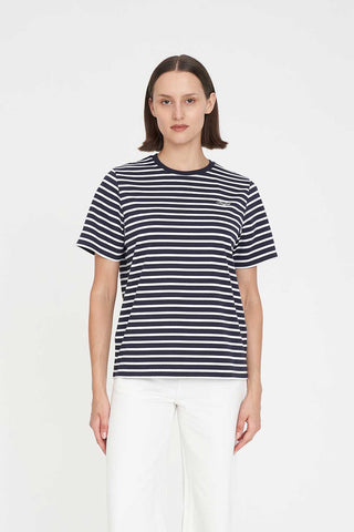 CLASSIC STRIPE TEE/CLASSIC NAVY/WHITE