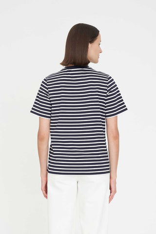 CLASSIC STRIPE TEE/CLASSIC NAVY/WHITE