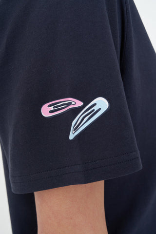 CLASSIC TEE 170/SKI THEN SIP NAVY