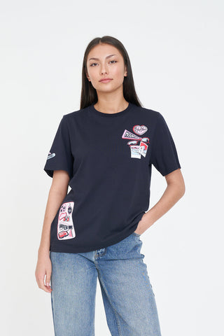 CLASSIC TEE 170/SKI THEN SIP NAVY