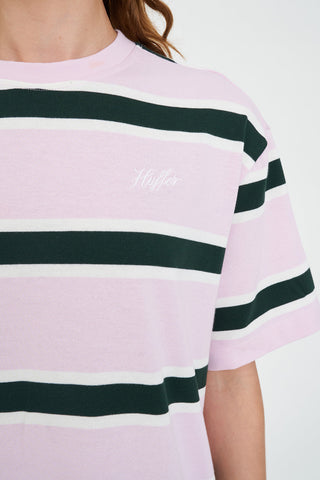 BROOKLYN RELAX TEE GREEN/PINK