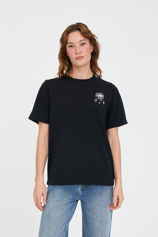 CLASSIC TEE 170/PETAL BLACK
