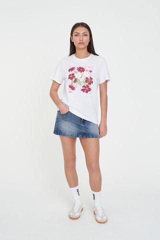 CLASSIC TEE 170/FLOWER MARKET WHITE