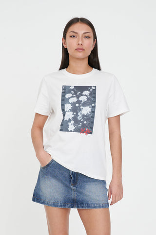 CLASSIC TEE 170/IN A HAZE CHALK